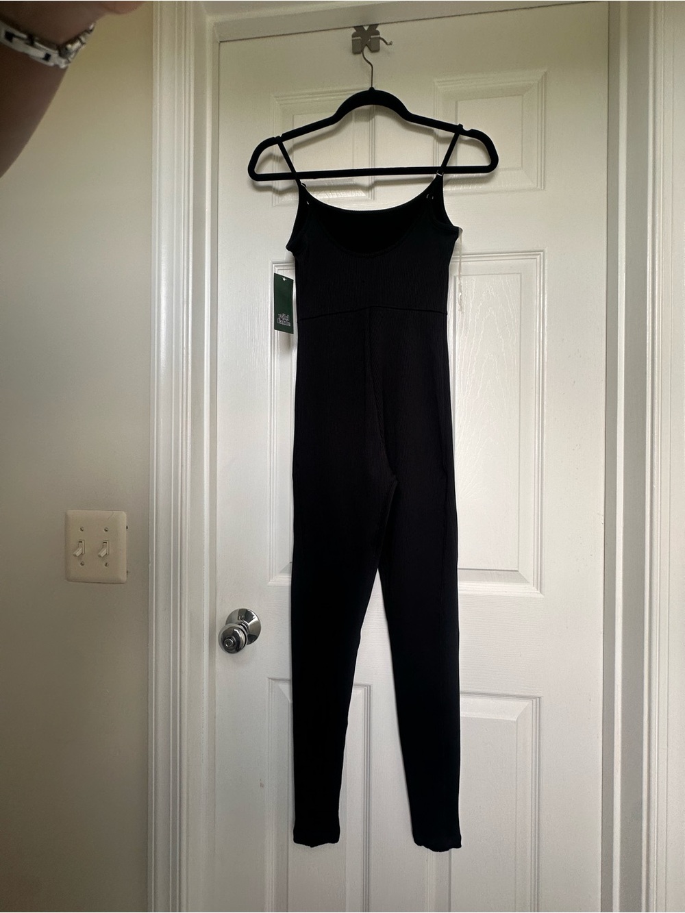 wild fable Black Spaghetti-Strap Jumpsuit